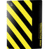 Black and Yellow Stripes PS5 Digital Edition Console Skin